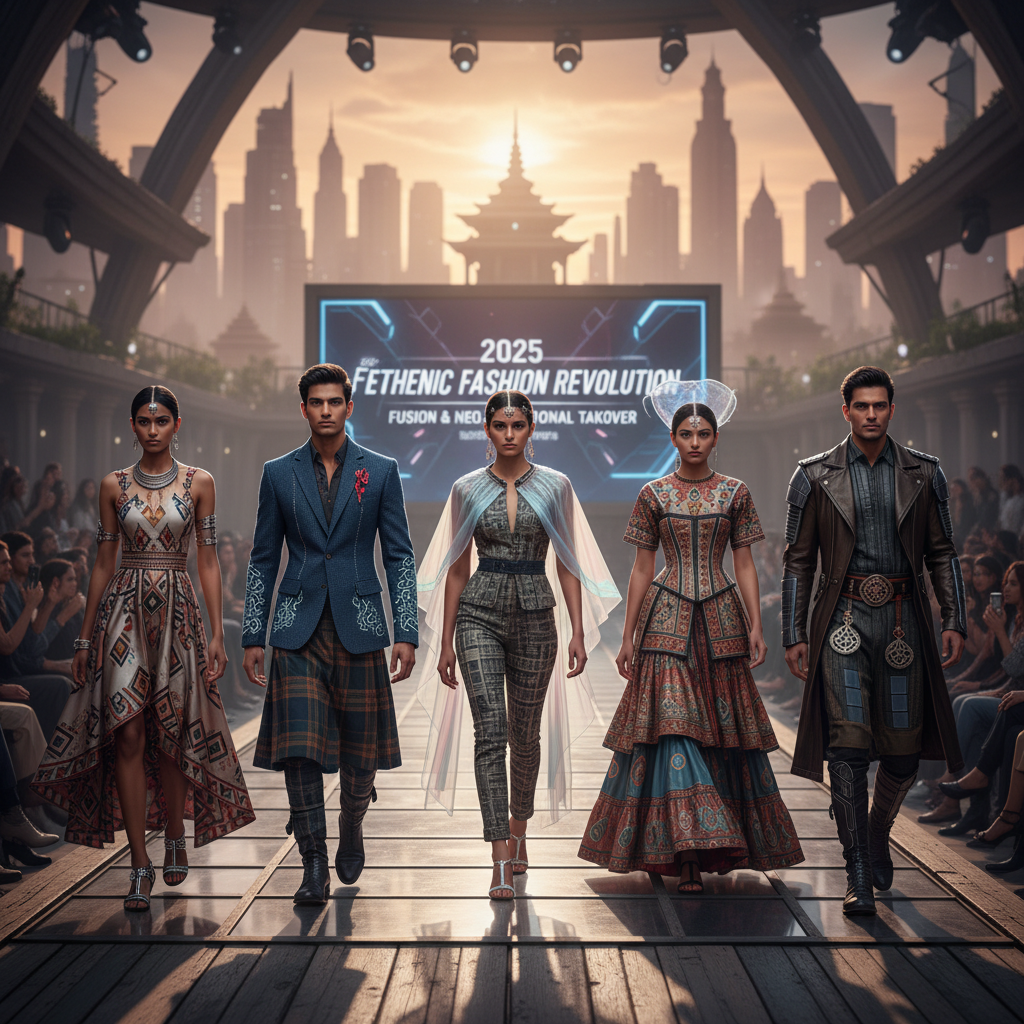 2025 Ethnic Wear Fashion Revolution: Fusion Styles and Neo-Traditional Silhouettes Dominate