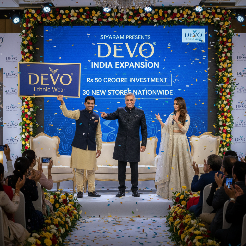 Siyaram Silk Mills Unveils DEVO: A Bold Expansion into Ethnic Wear