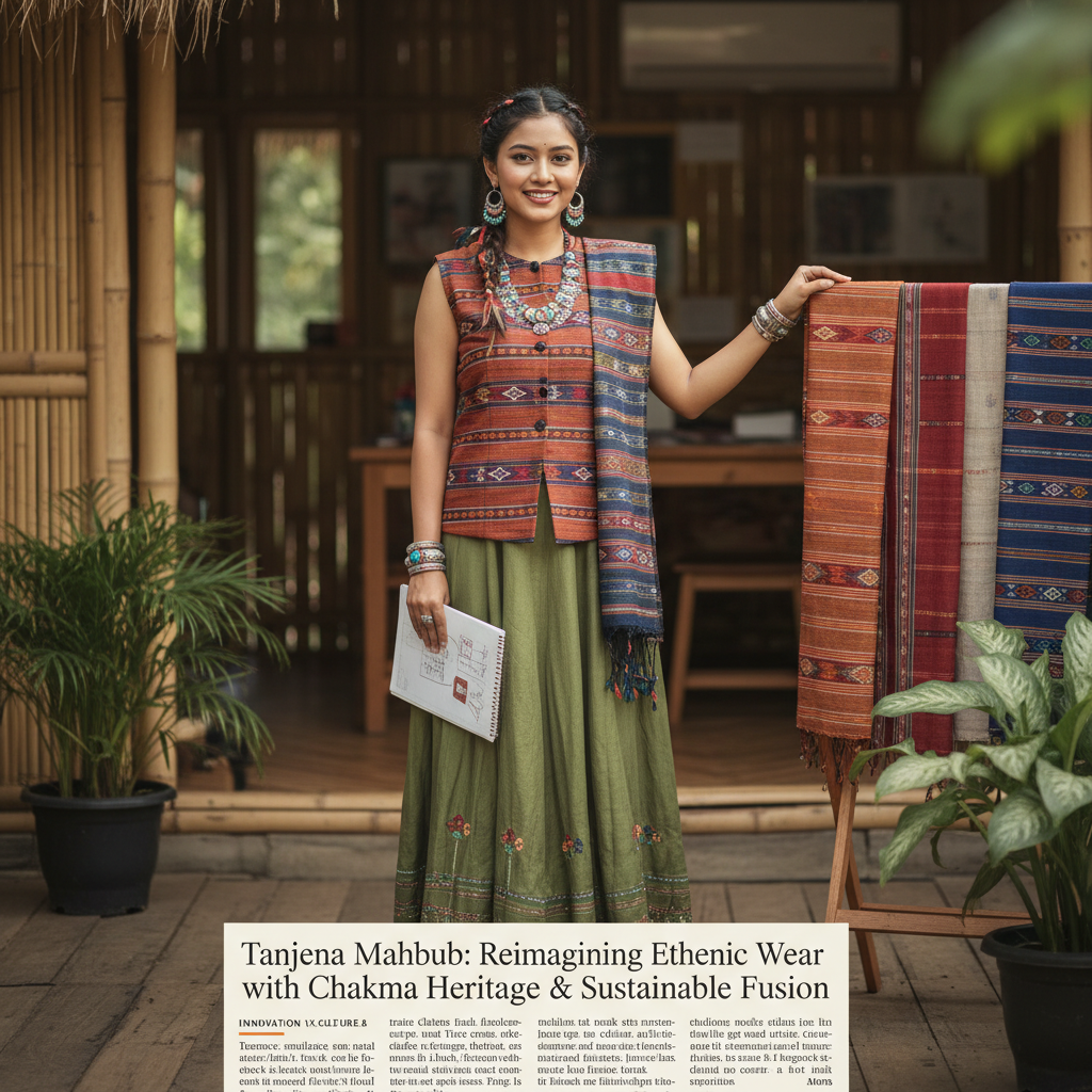 Tanjena Mahbub Reimagines Ethnic Wear with Chakma Inspiration