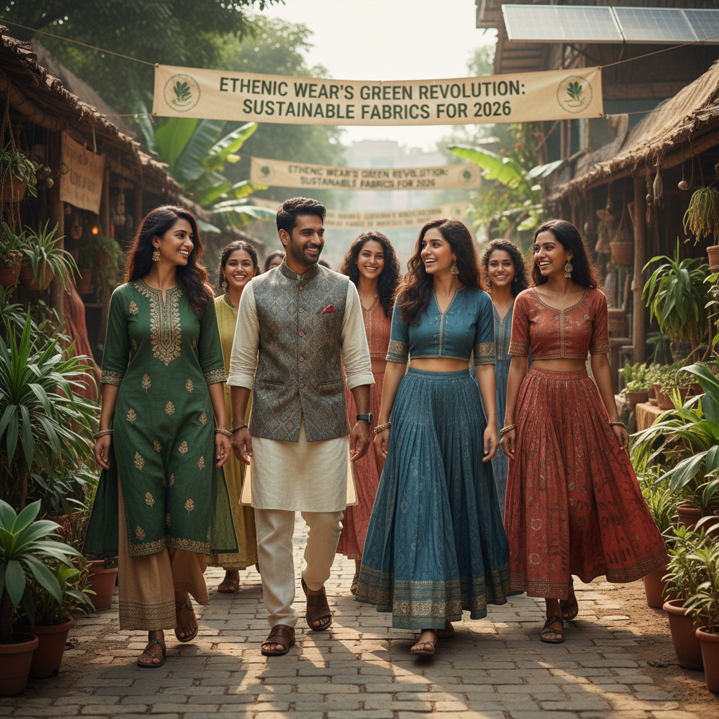 Sustainable Fabrics Lead the Transformation of Ethnic Wear in 2026